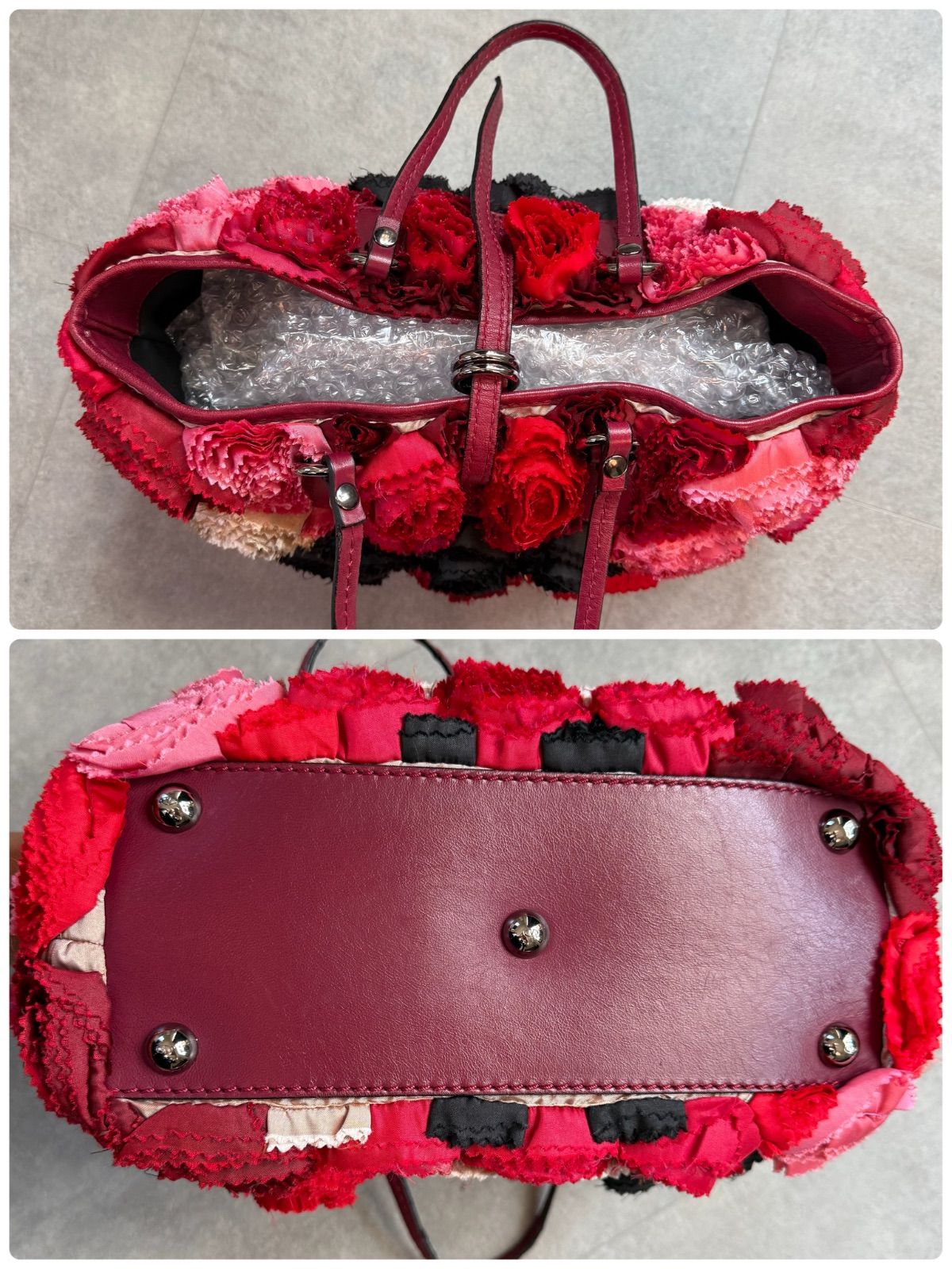 希少 VALENTINO GARAVANI ヴァレンティガラヴァーニ ローズ フラワー