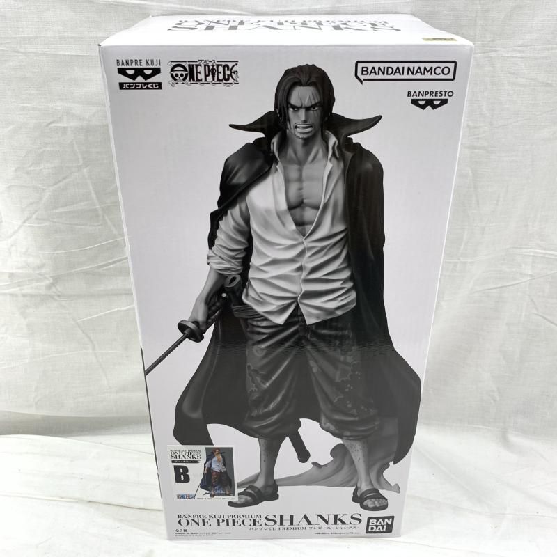 中古】二度貼り)B賞 シャンクス(アニメカラー) ｢バンプレくじ PREMIUM