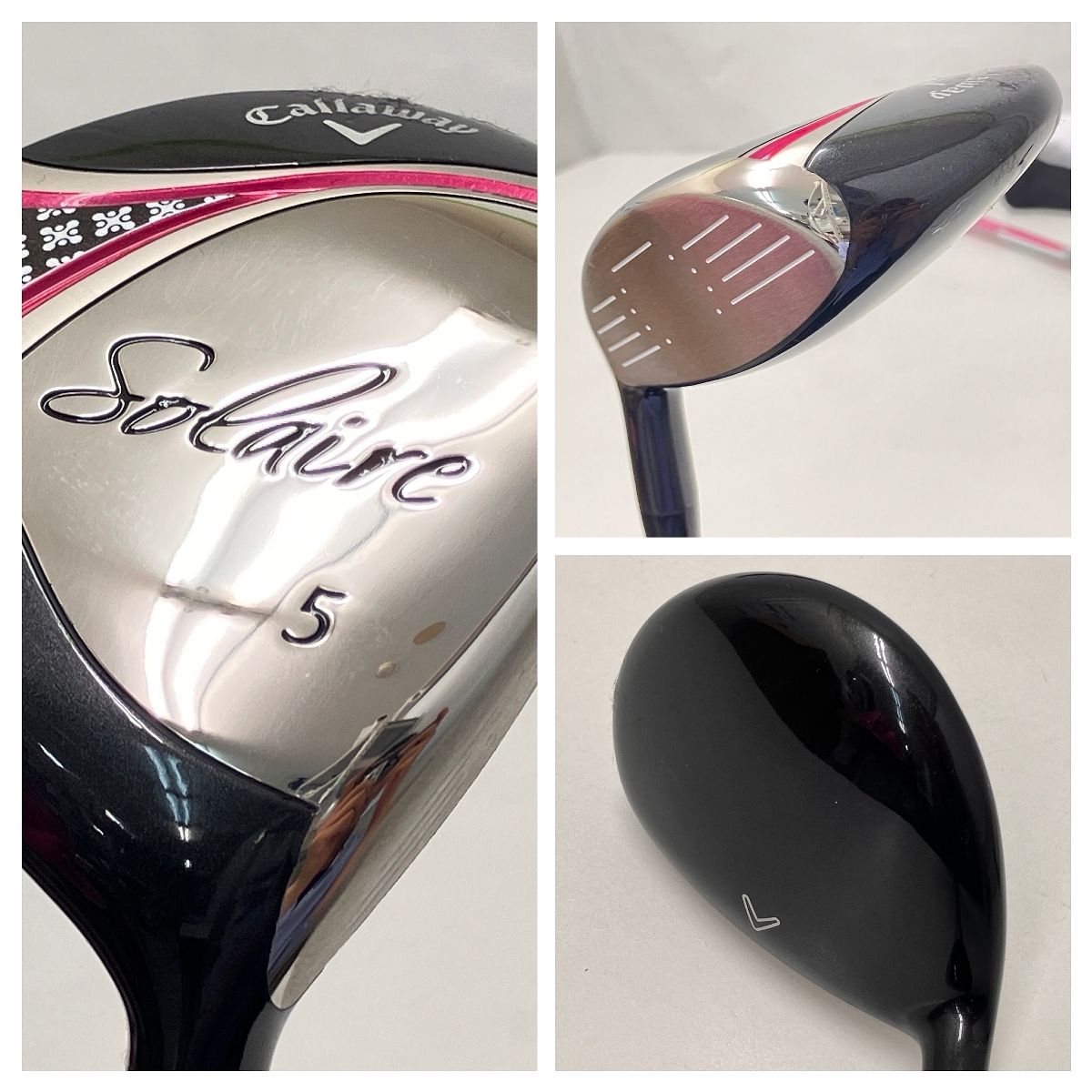 Callaway Solaire 1W.5W.6H.7.9.P.S. パター ゴルフクラブ 8本