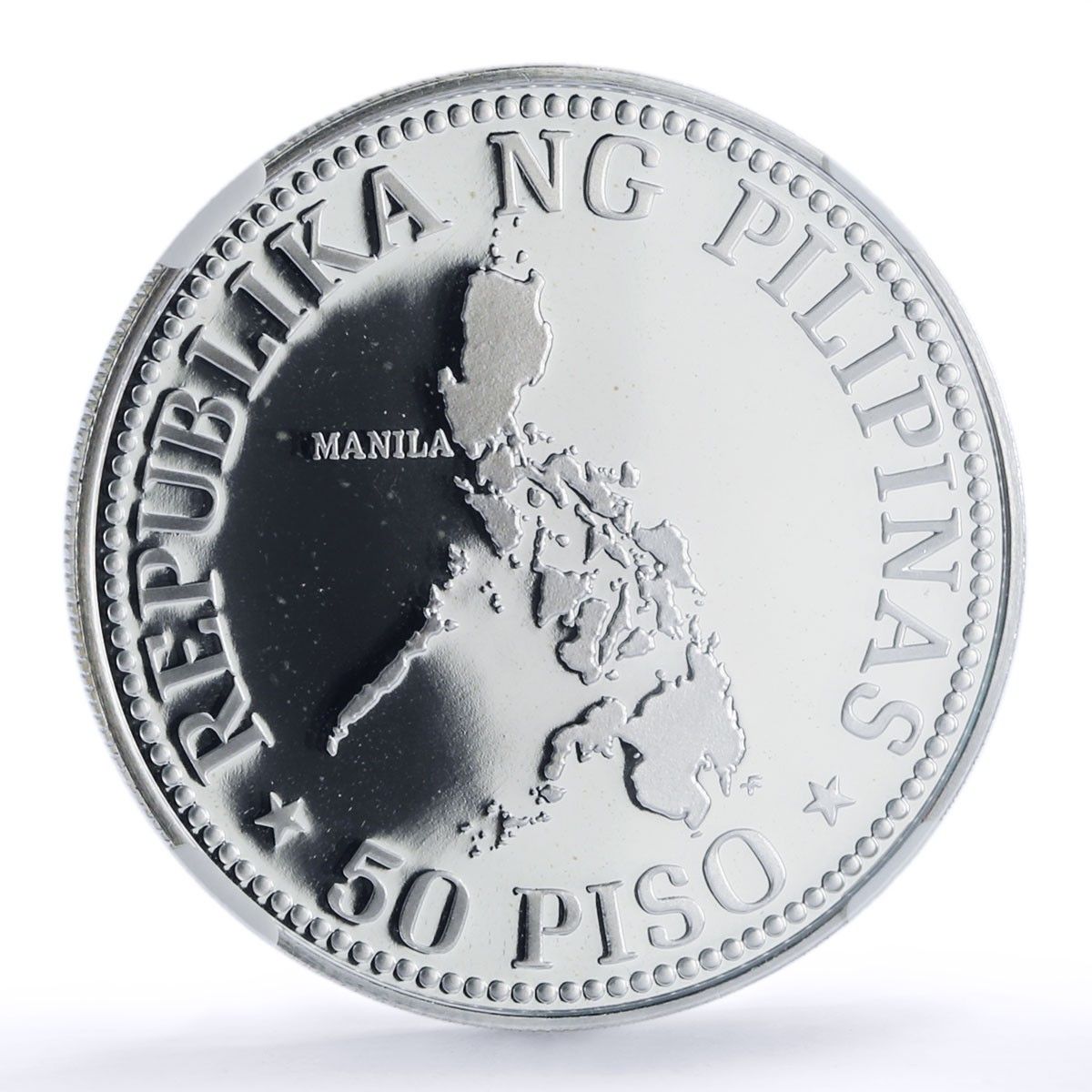 フィリピン 50ピソ 理事会 IMF PF68 NGC 銀貨 1976年 - メルカリ