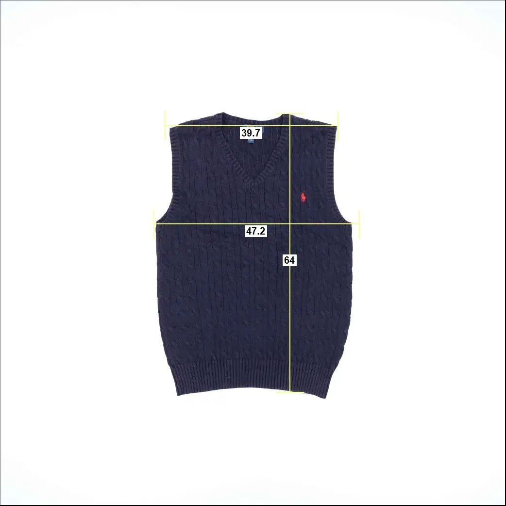 ラルフローレン　ベスト コットン Vネック セーター ベスト（ベスト）｜POLO RALPH LAUREN