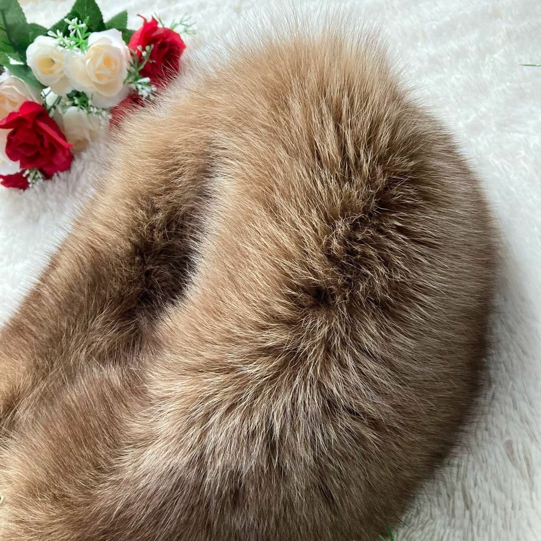 タグ付・未使用 SAGA FOX サガファー ブルーフォックス ファーマフラー