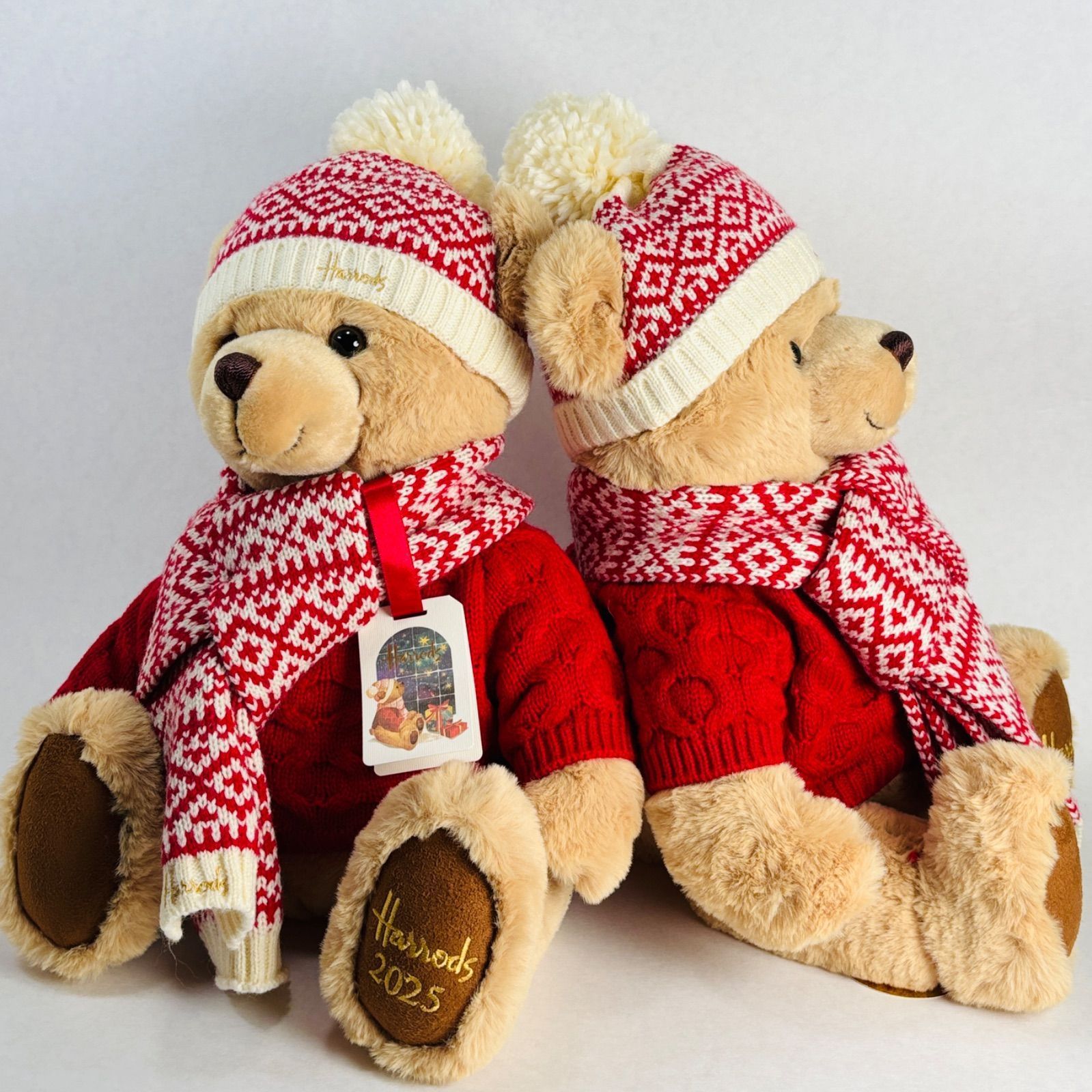 Harrods】ハロッズ クリスマスベア テディベア ぬいぐるみ アルフィー