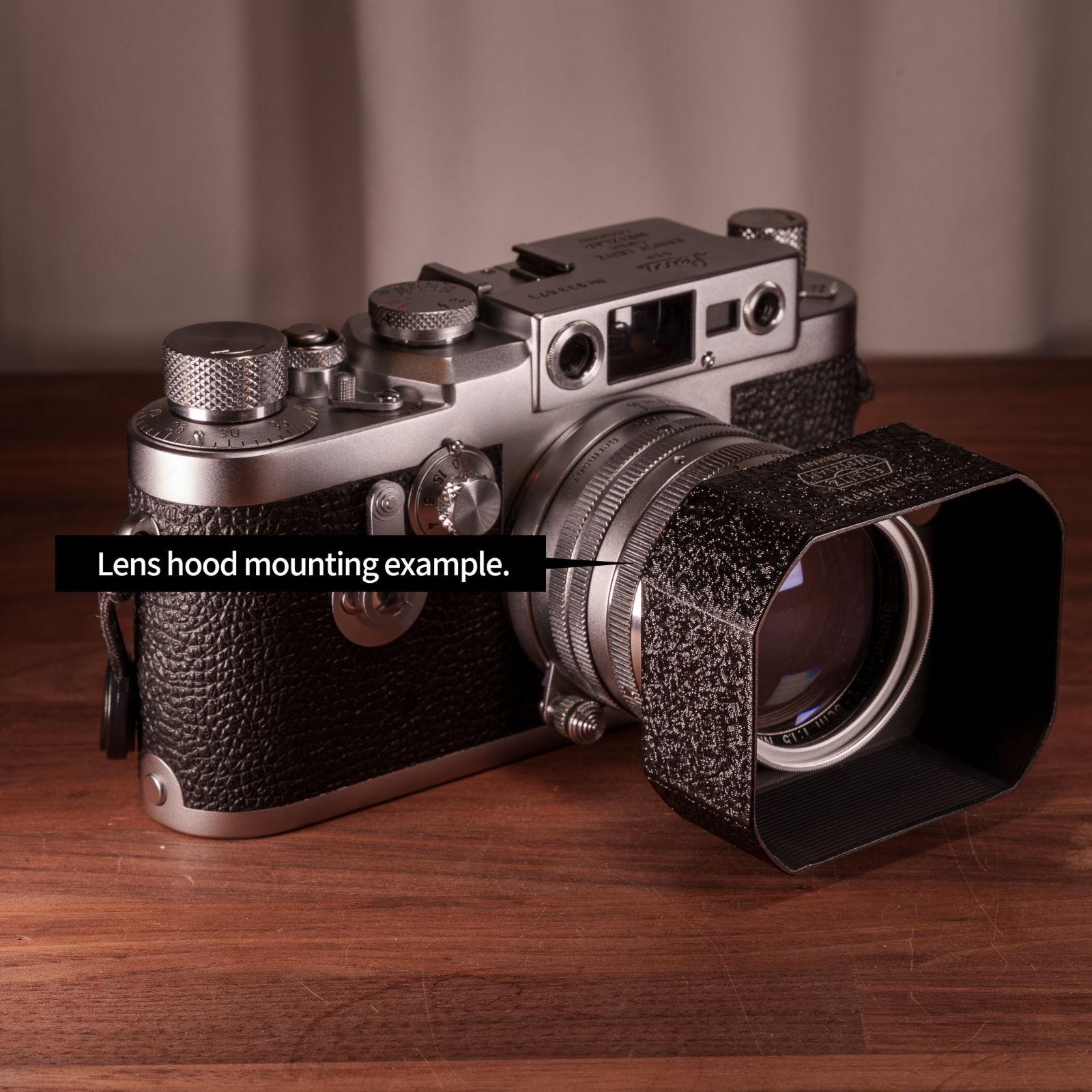 元 きコレクターズコンディション Leica XOONS 12520 Summarit 50 mm F 1 5 用 フード