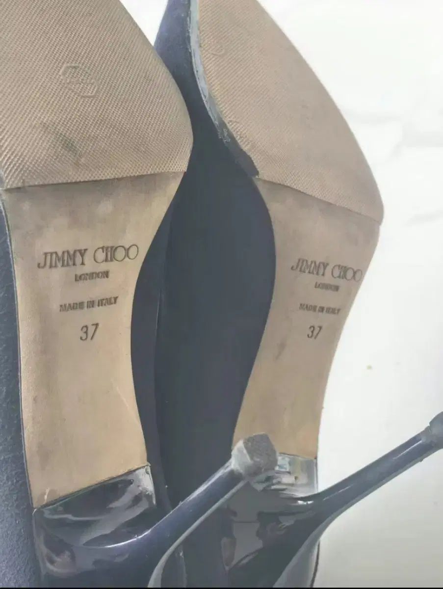 Jimmy Choo ジミーチュウ ネイビー スウェード レディース パンプス 37