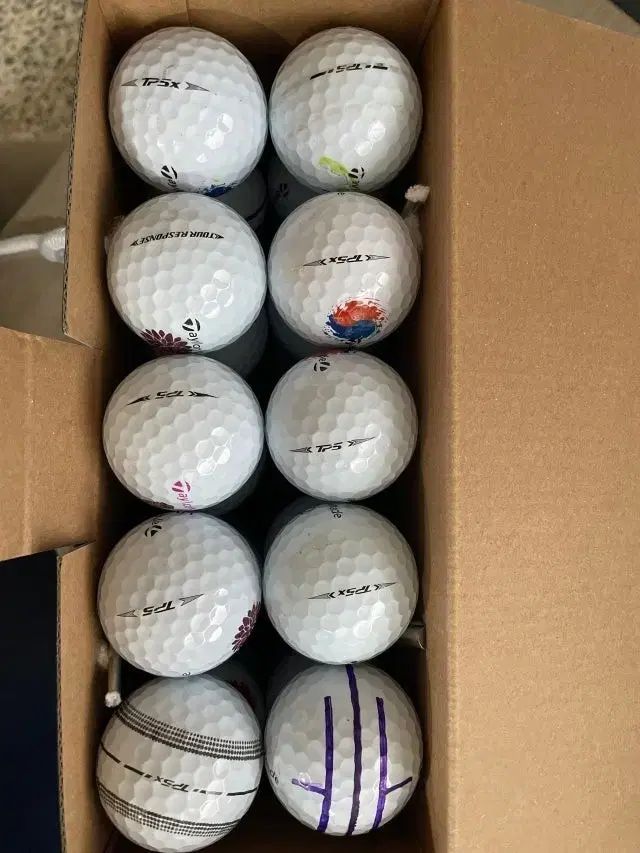 テーラーメイドロストボールツアーレスポンス50個 TaylorMade ロストボール テーラーメイド ツアーレスポンス ストライプ