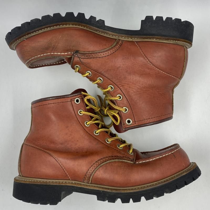 中古】☆RED WING 90s 8175 四角犬タグ アイリッシュセッター ブラウン