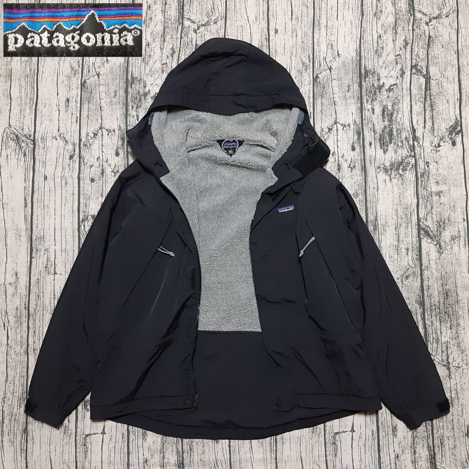 patagonia インファーノジャケット size M】パタゴニア インファーノジャケット 2000 ブラック 黒