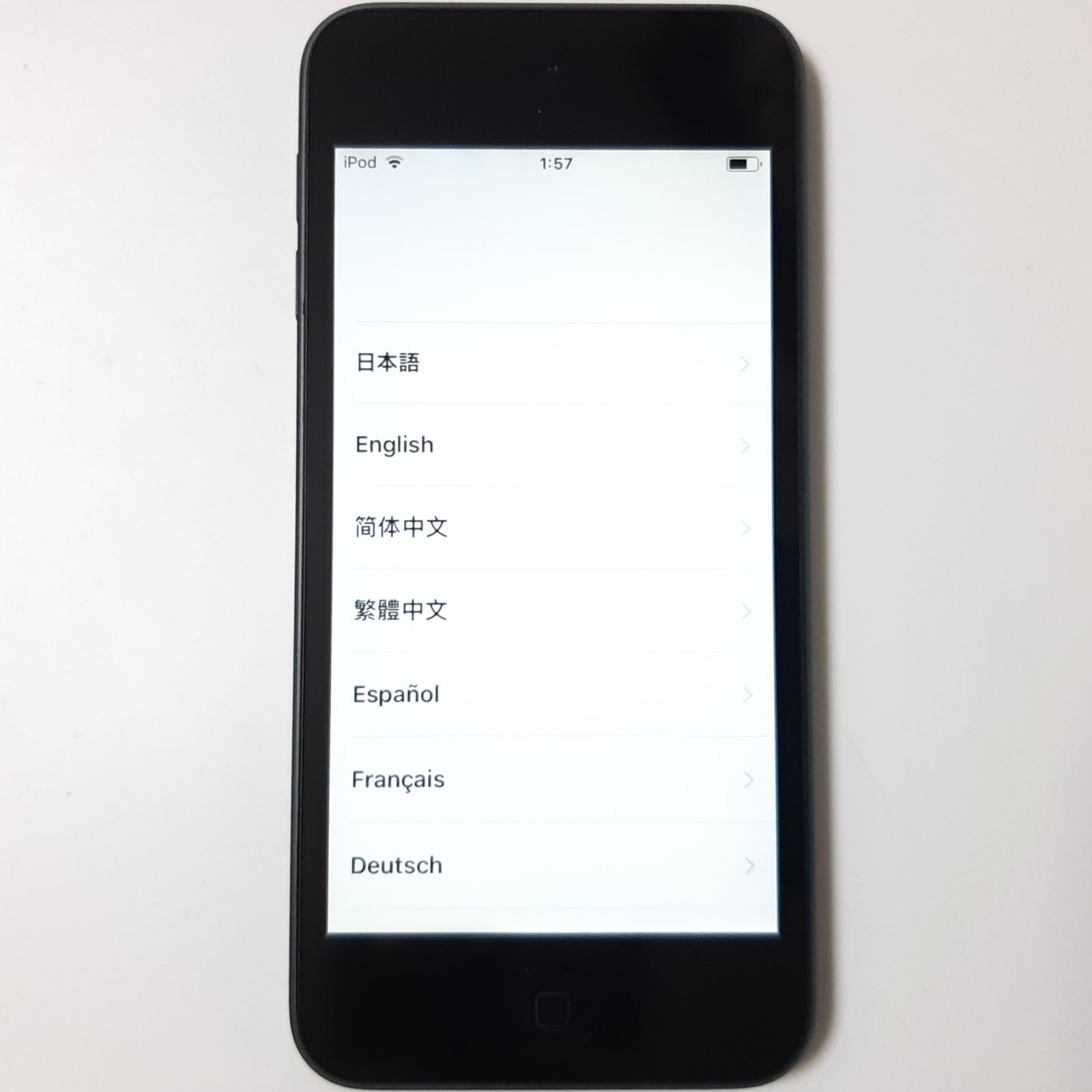 Apple iPod touch 第6世代 スペースグレイ 128GBモデル A1574