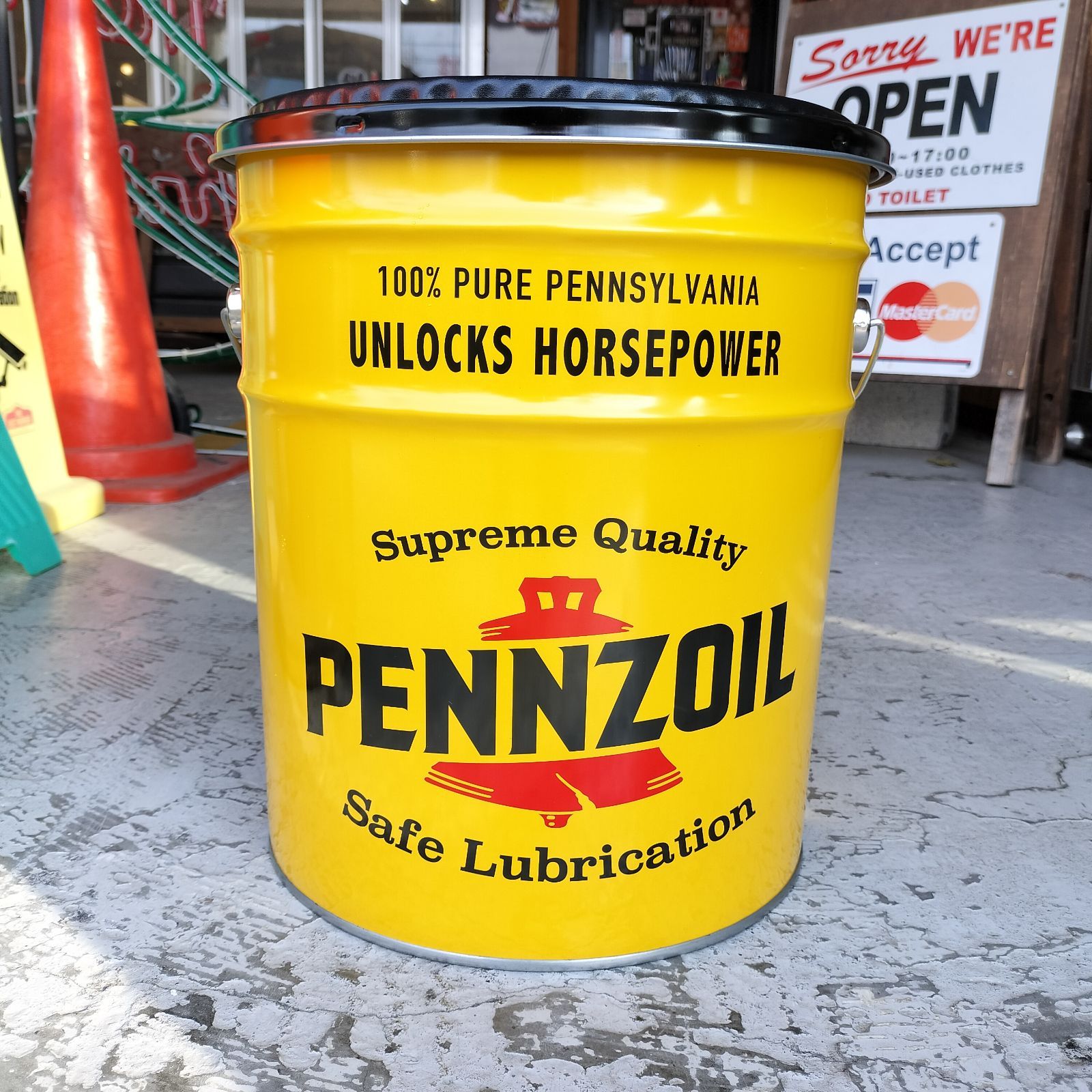 ヴィンテージ PENNZOIL ドラム缶 ペンズオイル アメリカン雑貨 ヴィンテージ PENNZOIL ドラム缶 ペンズオイル アメリカン雑貨