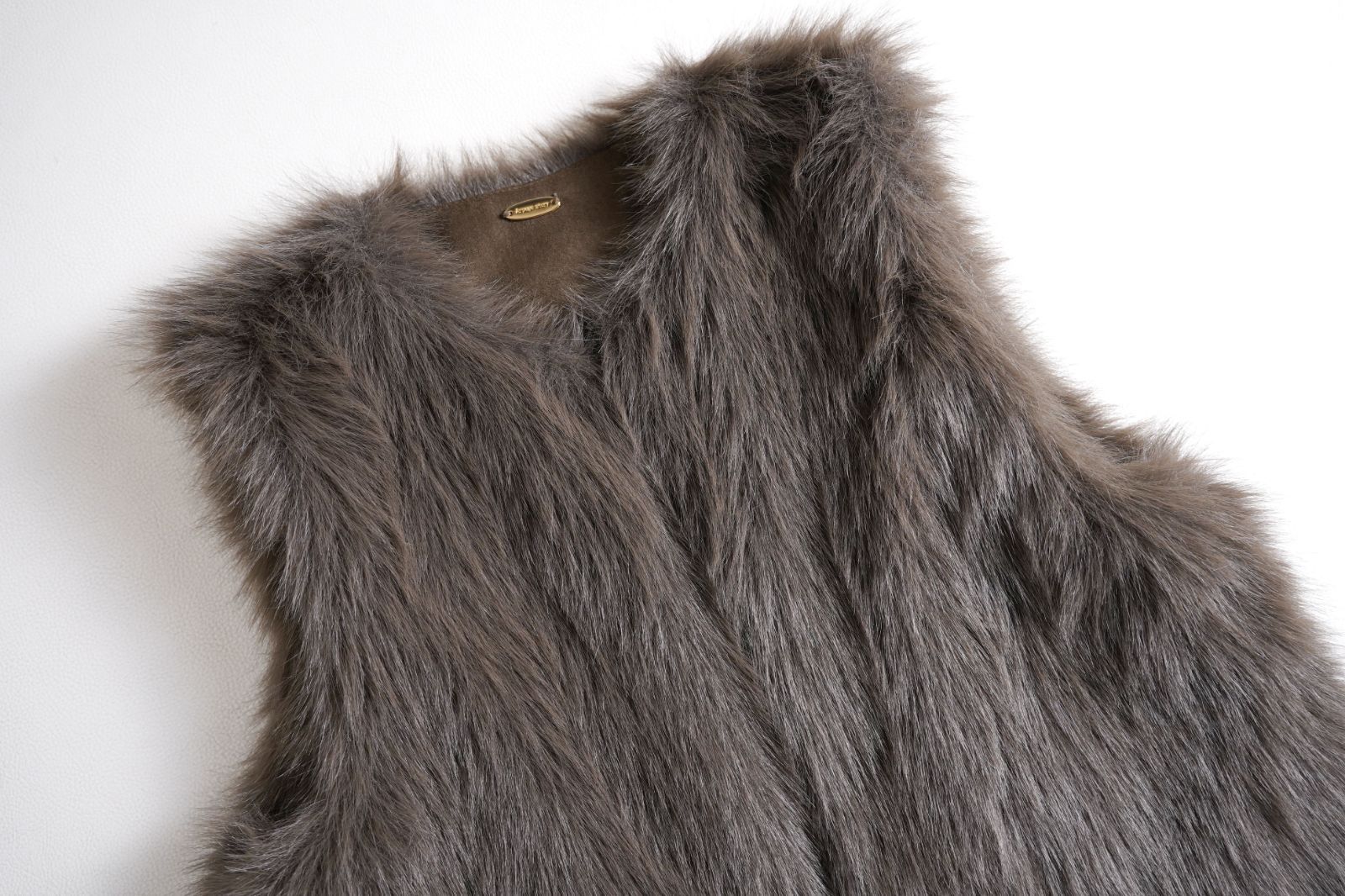 828y*美品 Arpege story アルページュストーリー ファーベスト ジレ