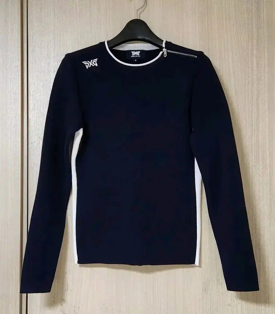 PXG ネイビー 白 レディース ゴルフ ニット 長袖 85 - メルカリ