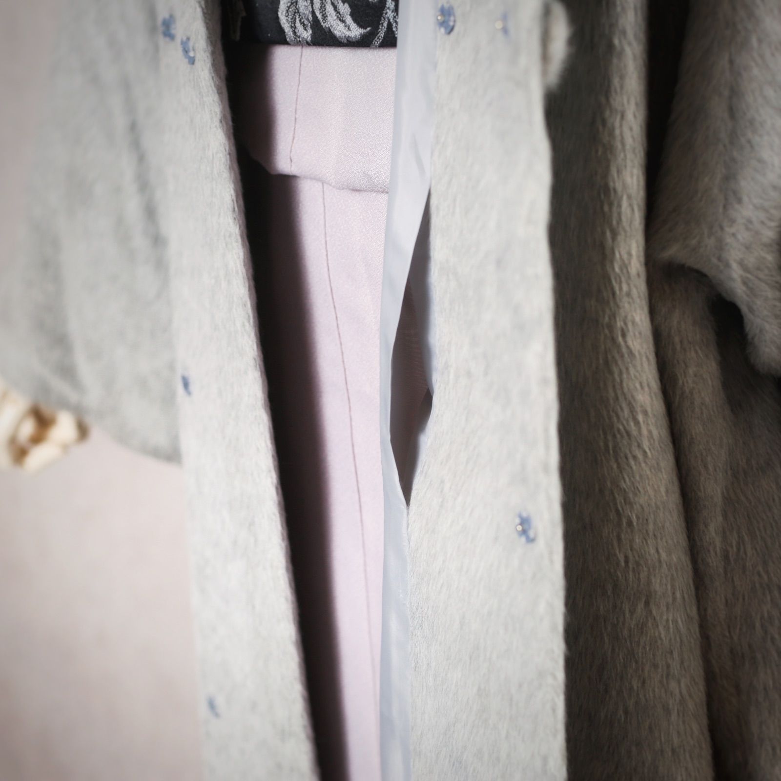 着物コート ライトグレー