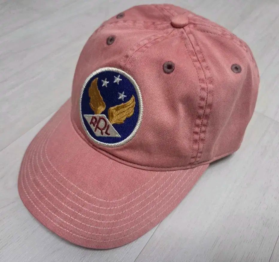 RRL(ダブルアールエル) ウィングロゴ ベースボールキャップ ピンク