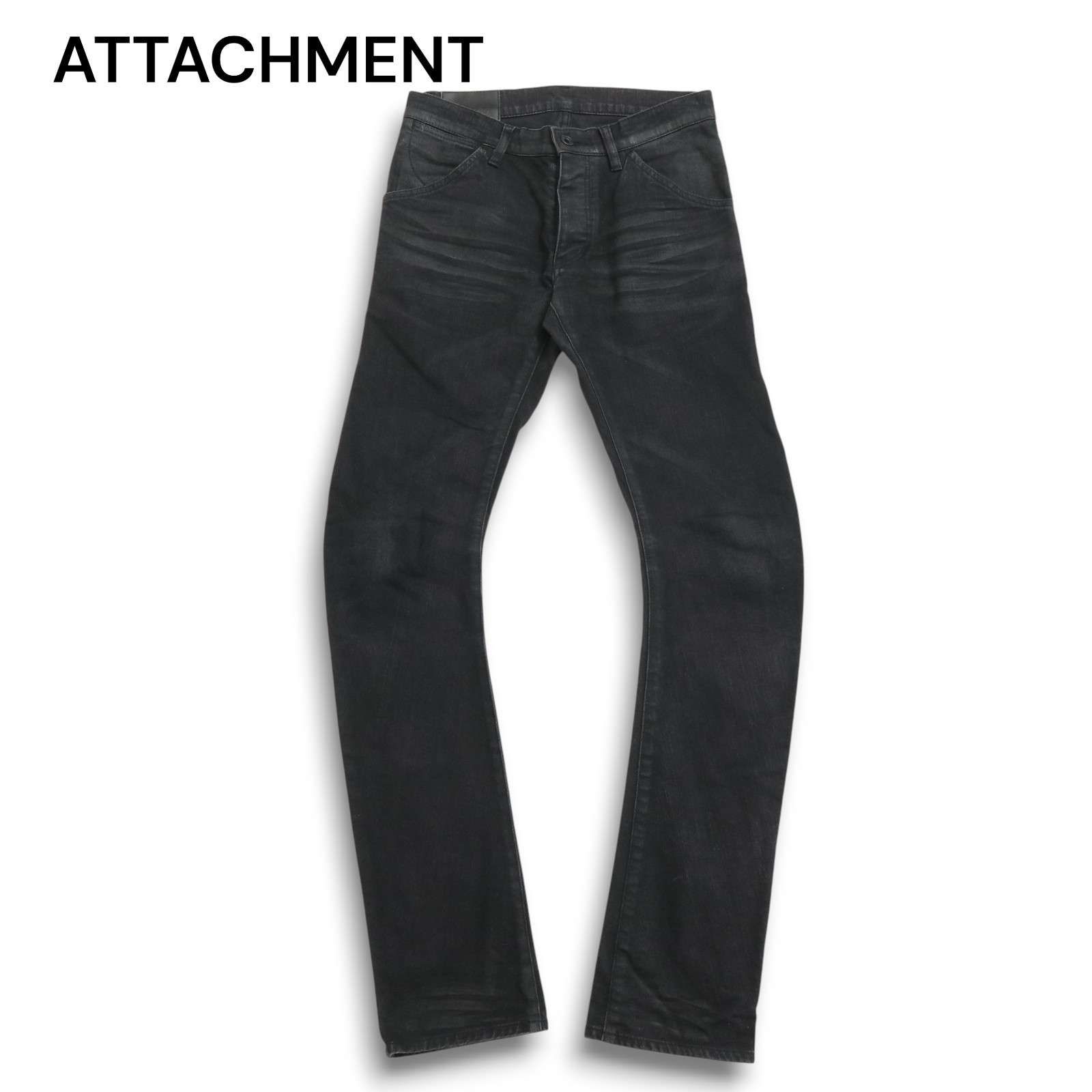 ATTACHMENT アタッチメント 加工 バナナシルエット ストレッチ 