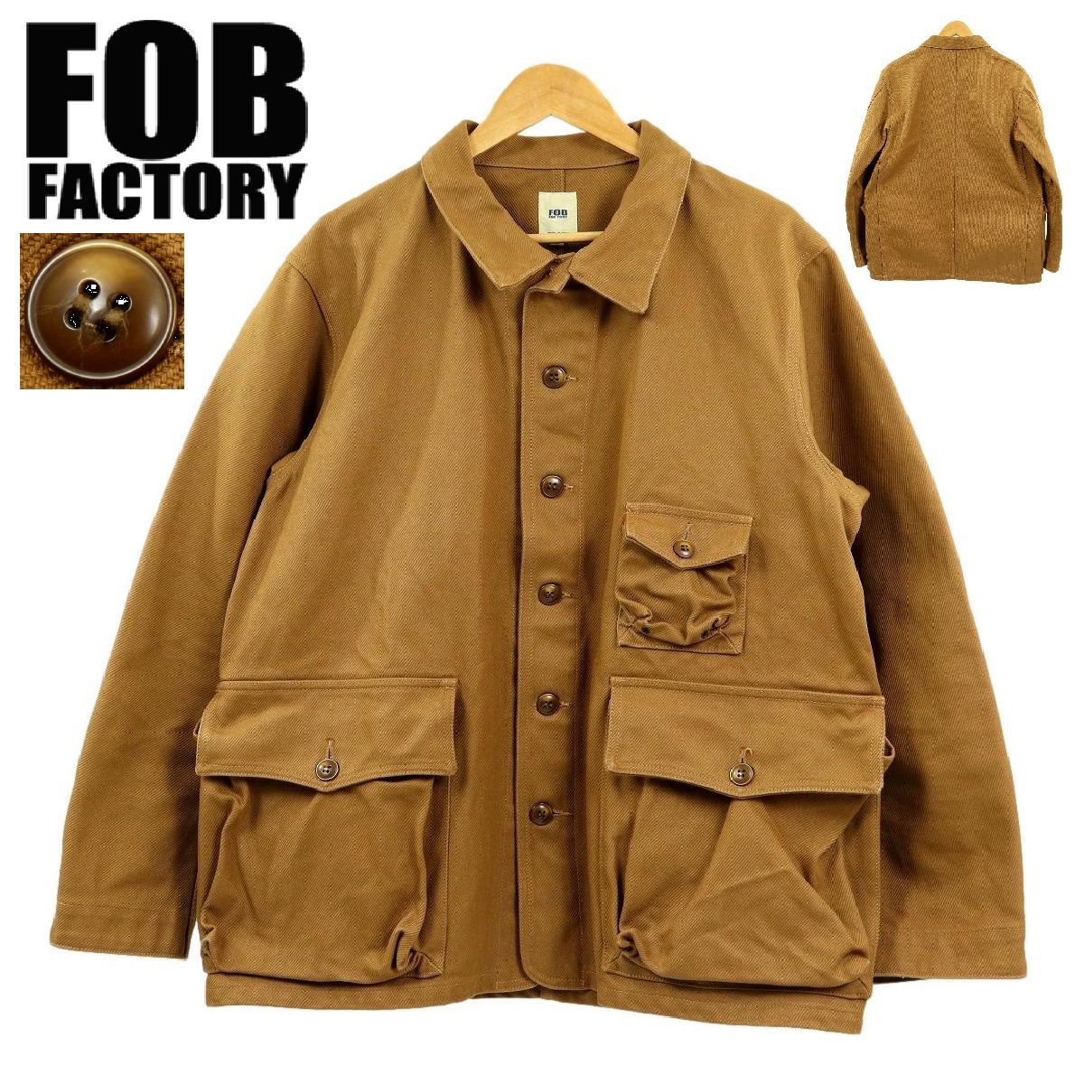 S 3619 定価39 400円 FOB FACTORY エフオービーファクトリー ハンティングジャケット カバーオール F 2448 サイズ2