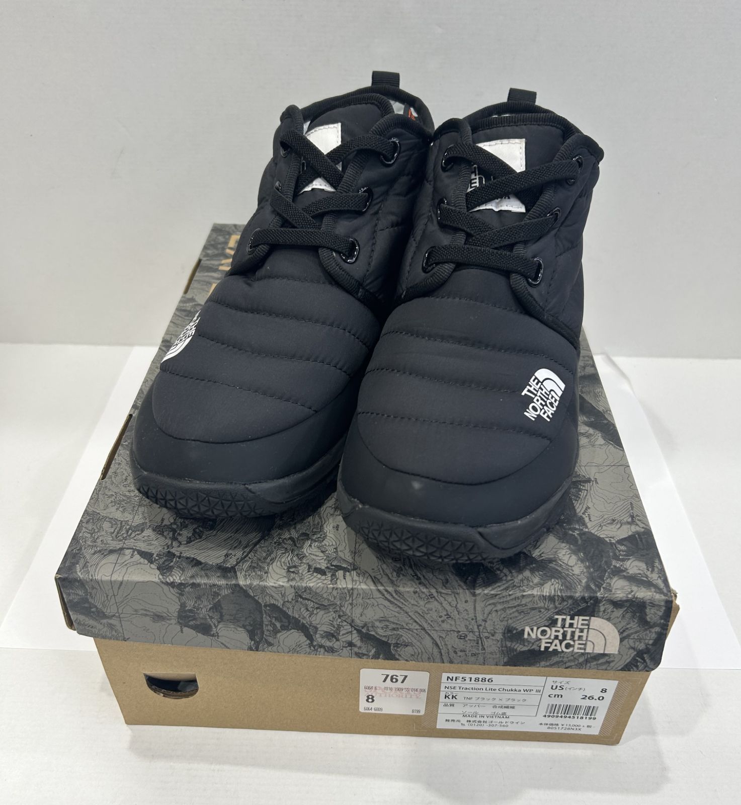 中古 THE NORTH FACE ブーツ 26㎝ NF51886 ヌプシ トラクション ライト