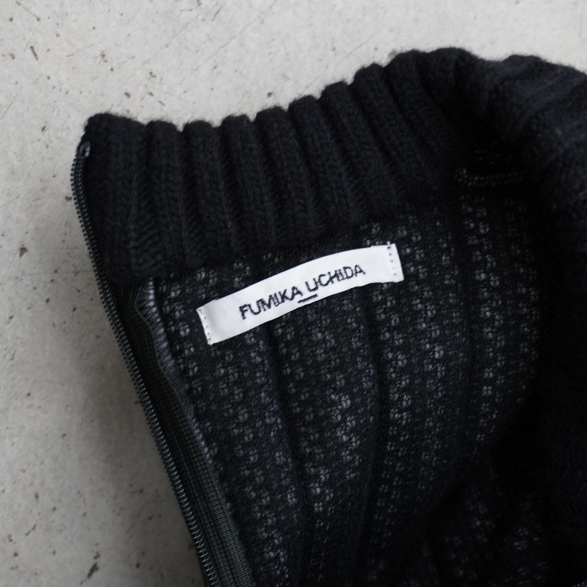 新品 22AW FUMIKA UCHIDA フミカウチダ QUILTED LONG RIB PULL TOP
