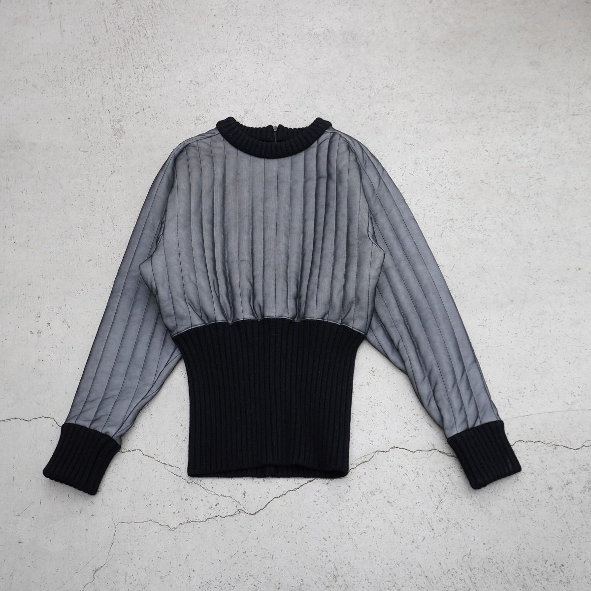 fumikauchida フミカウチダ キルティング プルオーバー リブ 新品 22AW FUMIKA UCHIDA フミカウチダ QUILTED LONG RIB PULL TOP