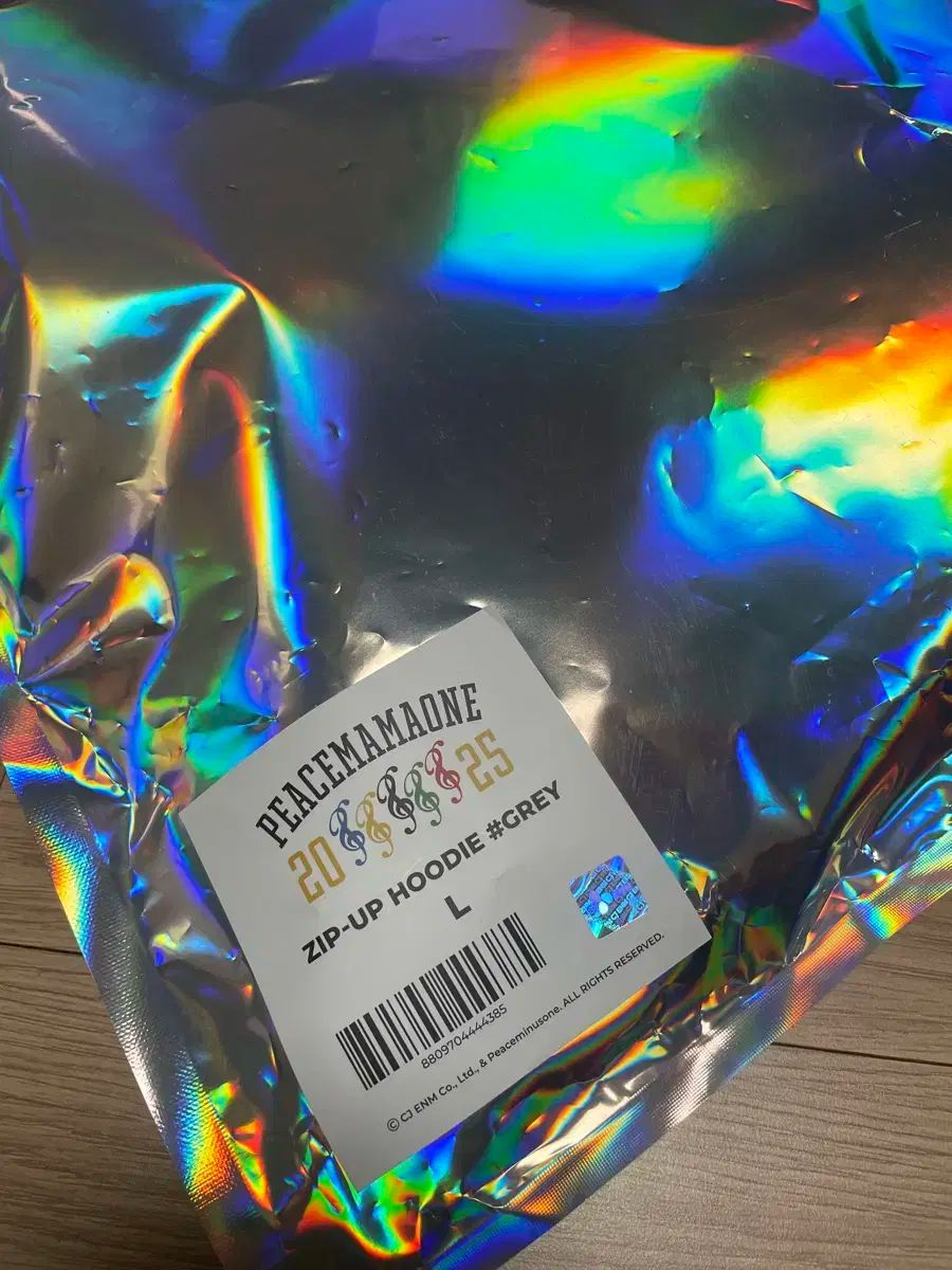 G DRAGON ジードラゴン PEACEMINUSONE ピースマイナスワン MAMA ピースマワン ジップアップ グレー L