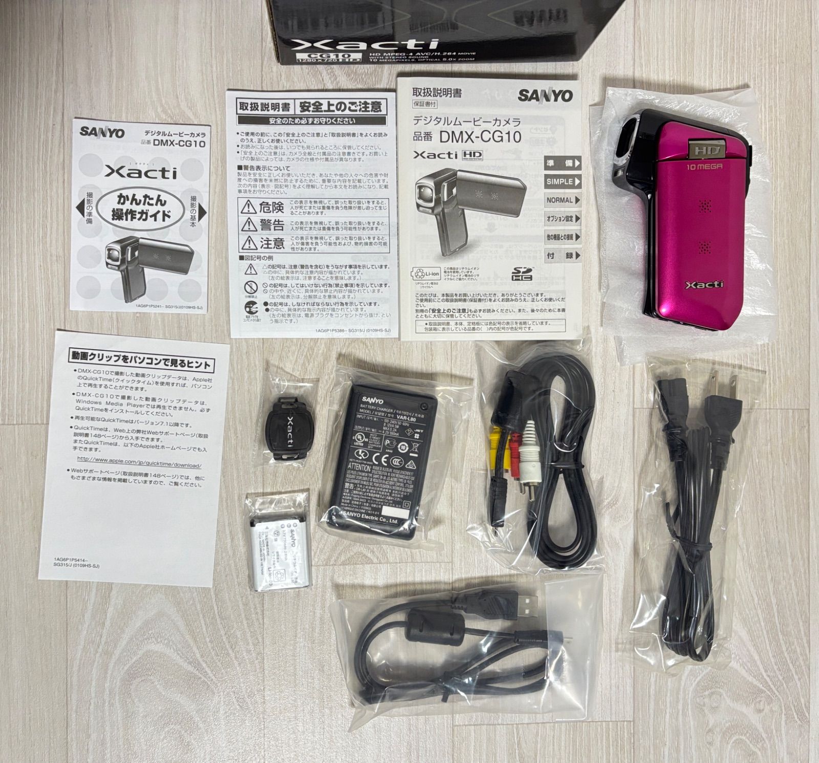 完品 SANYO Xacti DMX CG 10 デジタルムービーカメラ