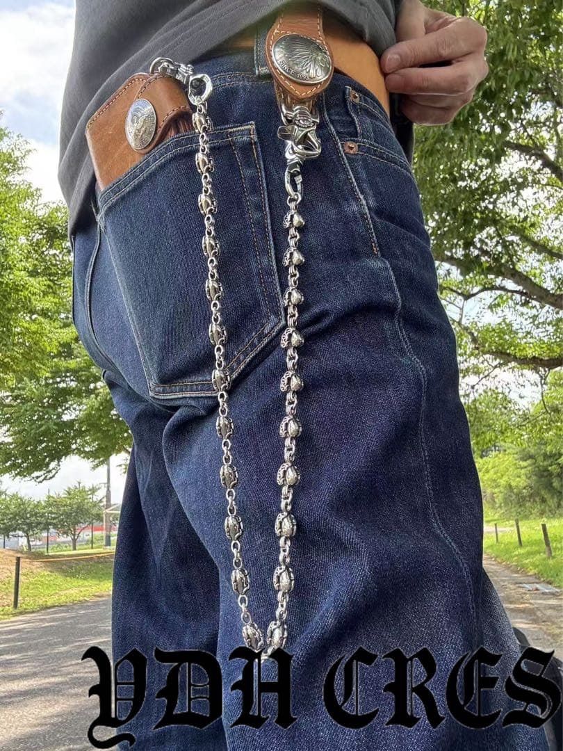 ☆QBKB ウォレットチェーン ウォレットハートシルバーチェーン - メルカリ