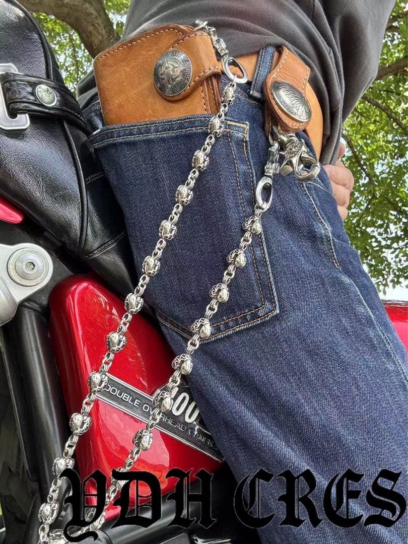 ☆QBKB ウォレットチェーン ウォレットハートシルバーチェーン - メルカリ