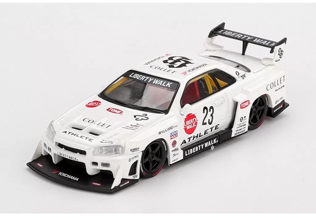 Mini GT NISSAN LB-ER34 ブラジルリミテッド Mini GT NISSAN LB-ER34