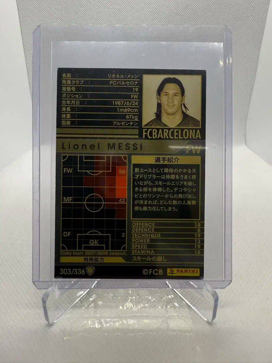 07/08 Panini パニーニ WCCF LEE メッシ サッカーカード (FC