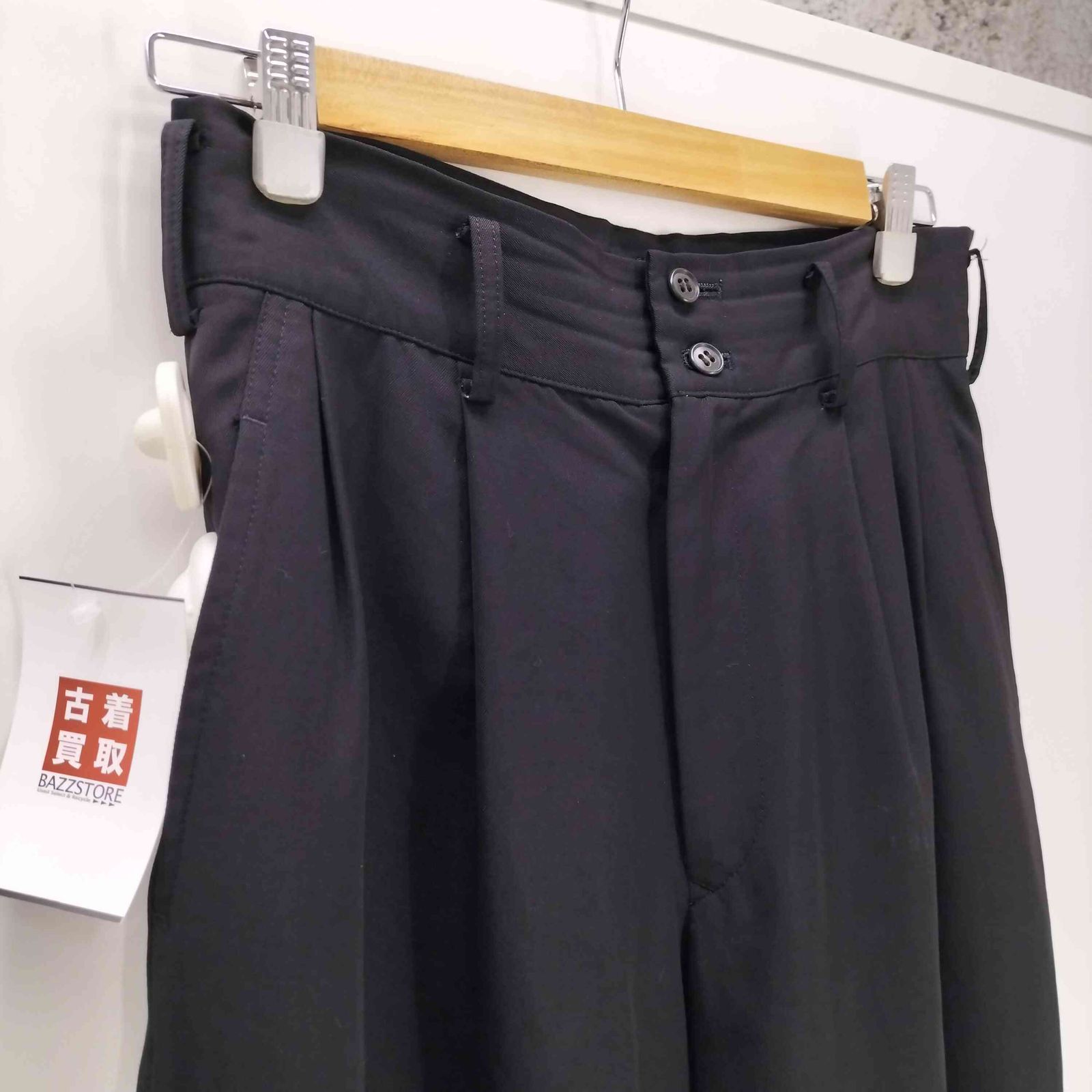 ワイズ Ys 90S 93SS ギャバジンウール 2タック ワイド スラックス