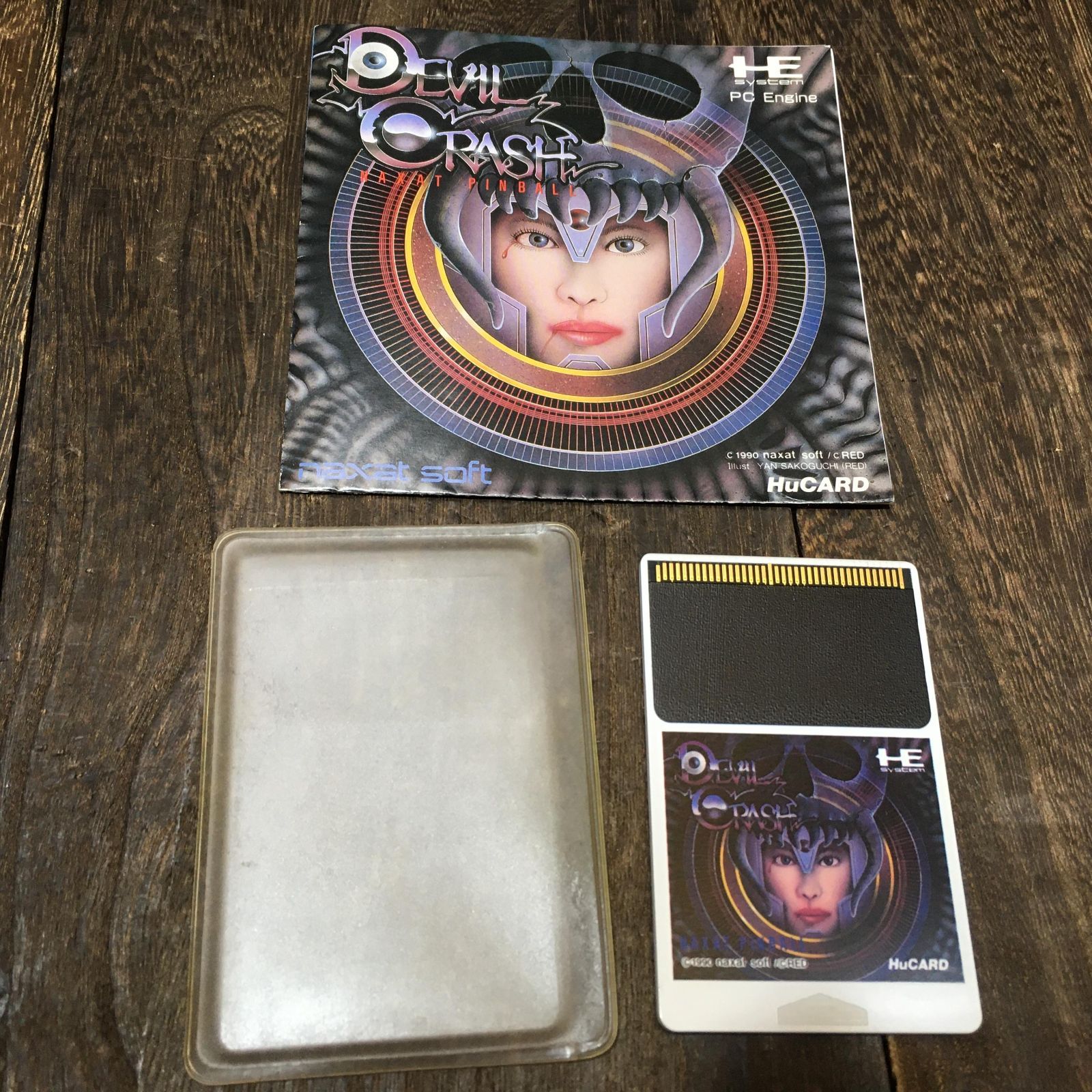 PCエンジン DEVIL CRASH デビルクラッシュ HuCARD Huカード