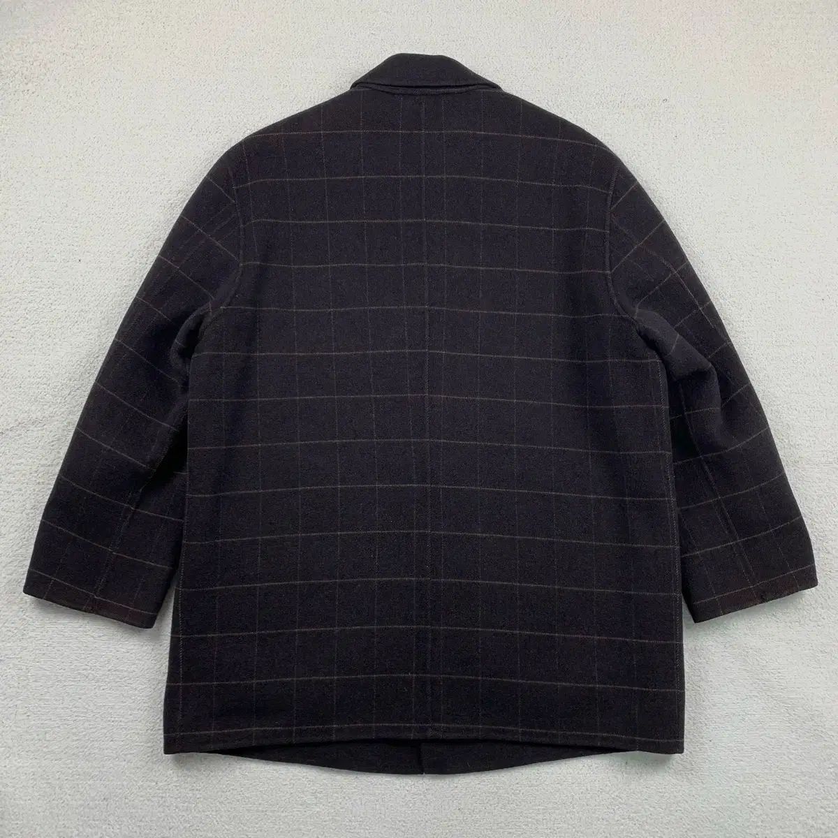 YVES SAINT LAURENT イヴ・サンローラン YSL 刺繍 ロゴ ブラウン CHECK