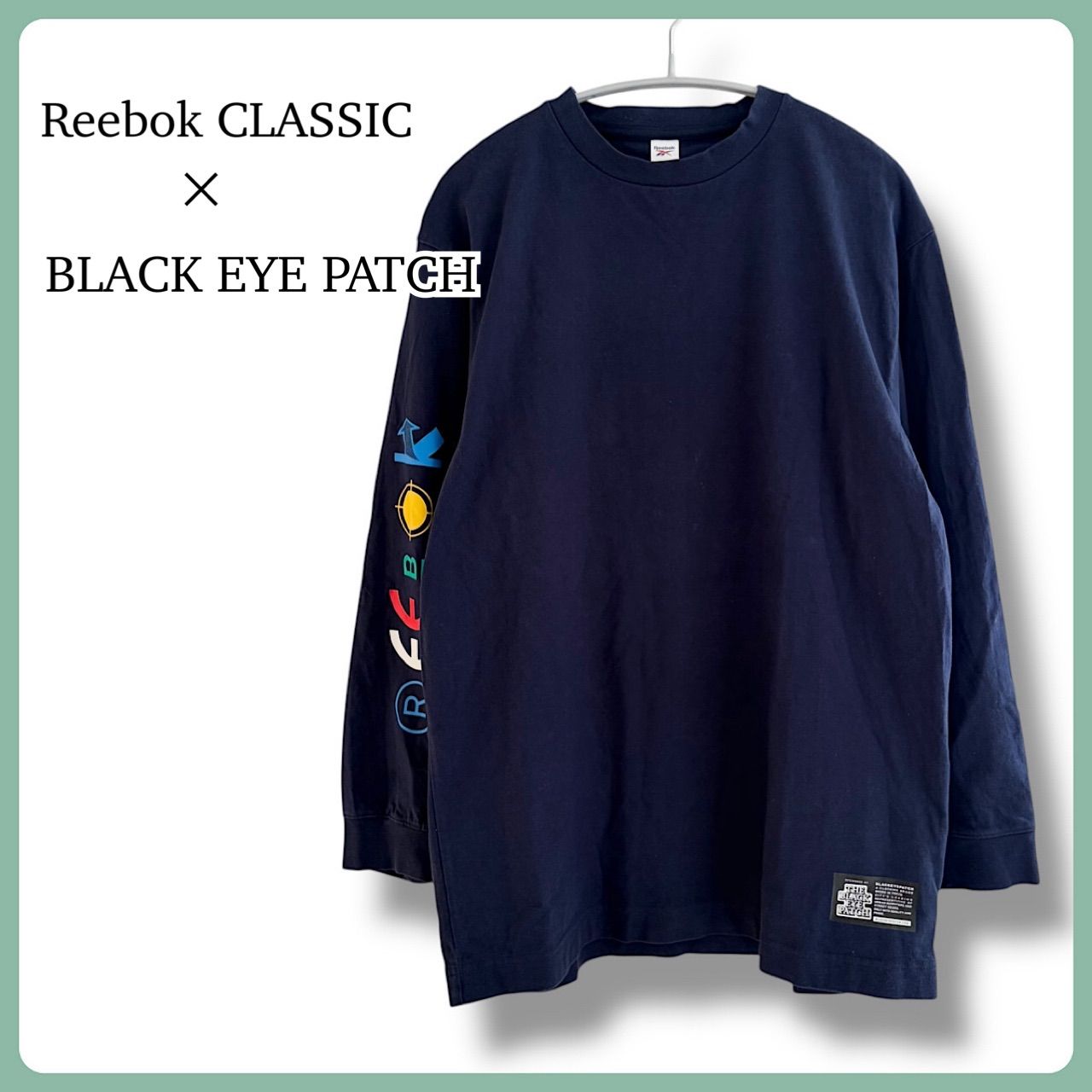 Reebok CLASSIC x BLACK EYE PATCH】ブラック アイ パッチ Tシャツ 