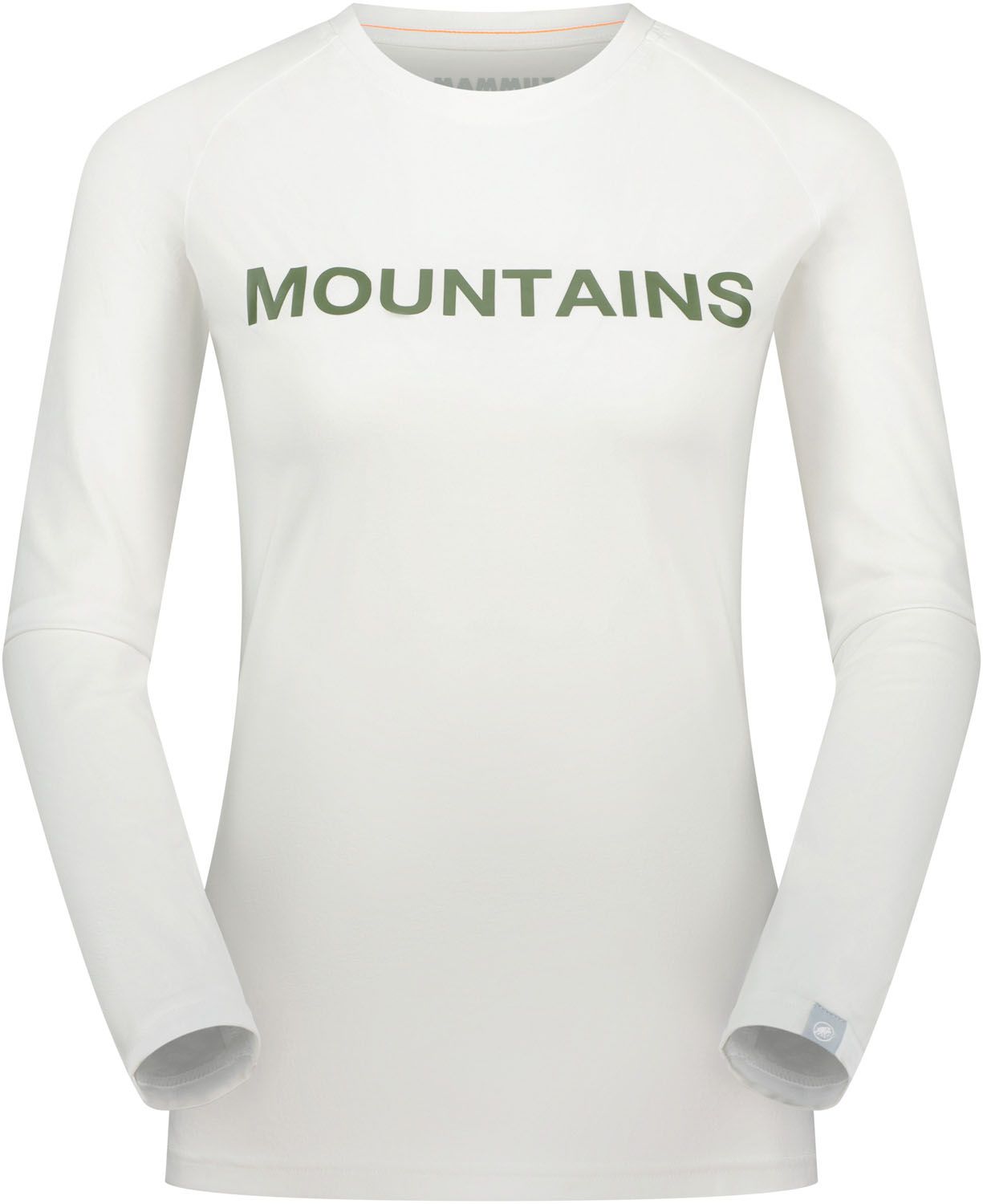 マムート MAMMUT アウトドア QD ロゴ プリント ロングスリーブ Tシャツ 