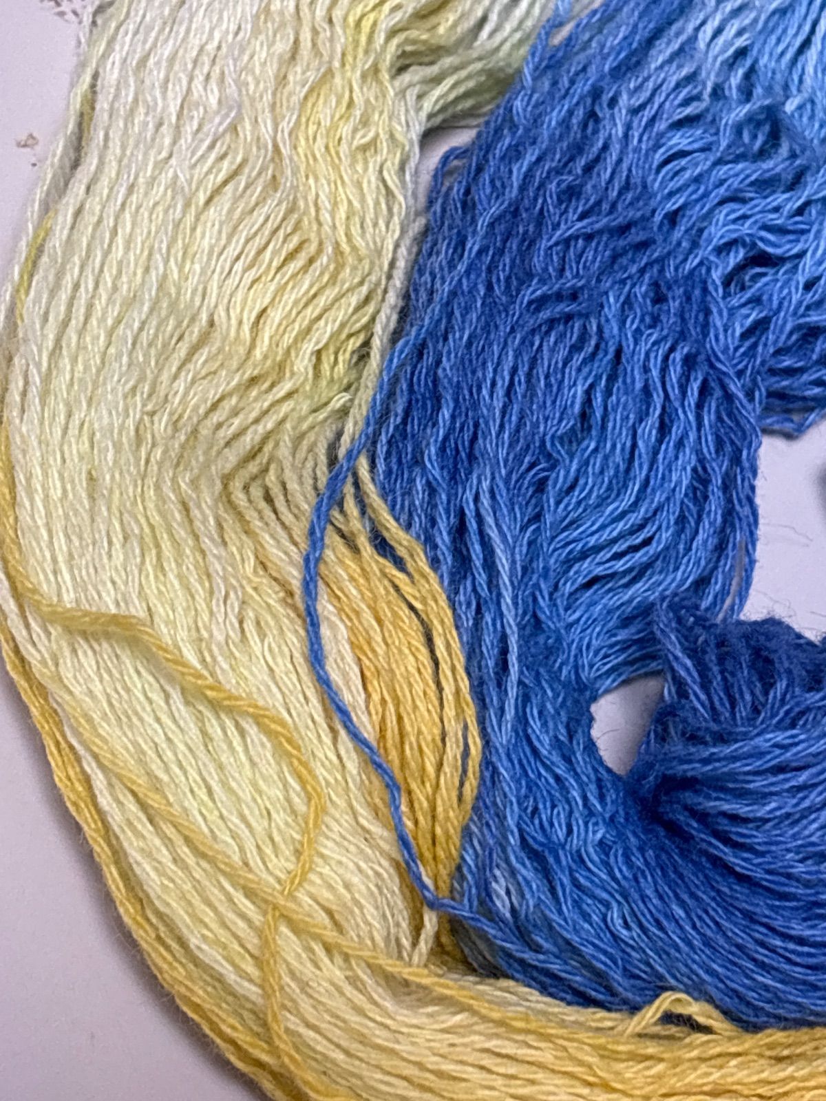 no.170手染め糸 手染め糸]Premium Silk+Wool Sock_Spring Water | 手