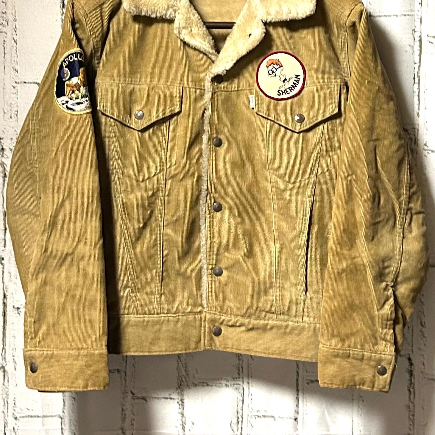 BIG JOHN ビッグジョン 裏ボア コーデュロイジャケット ベージュ 
