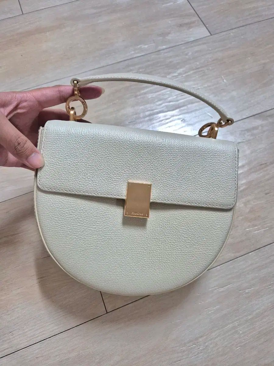 クロン アイボリー トートバッグ 兼 クロスバッグ