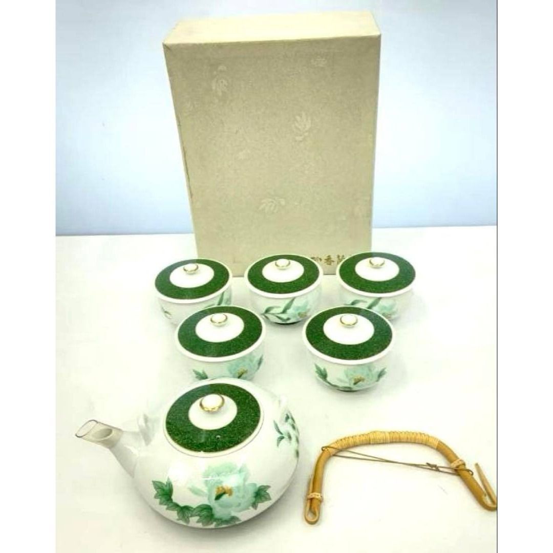 香蘭社 茶器セット（急須1、湯呑5、茶托5） - メルカリ