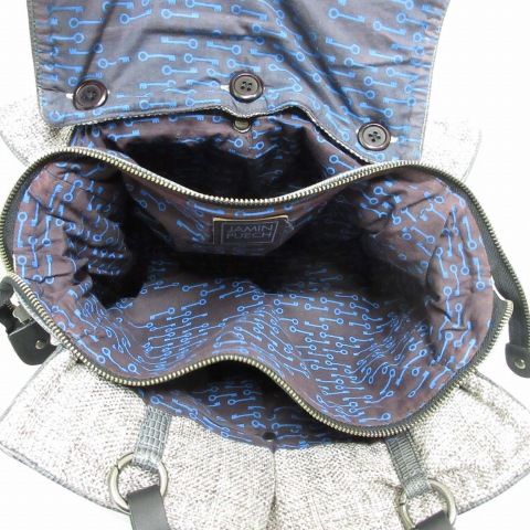 ジャマンピュエッシュ JAMIN PUECH 美品 パッチワーク ハンド バッグ