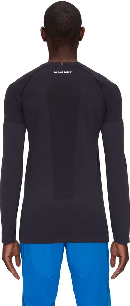 マムート MAMMUT アウトドア トリフト ロングスリーブ メンズ 男性 長袖Tシャツ トップス 伸縮性 防臭 体温調節 ブランドロゴ シームレス フィット感 1016-01070  101601070 0001 マムート MAMMUT アウトドア トリフト ロングスリーブ メンズ 男性