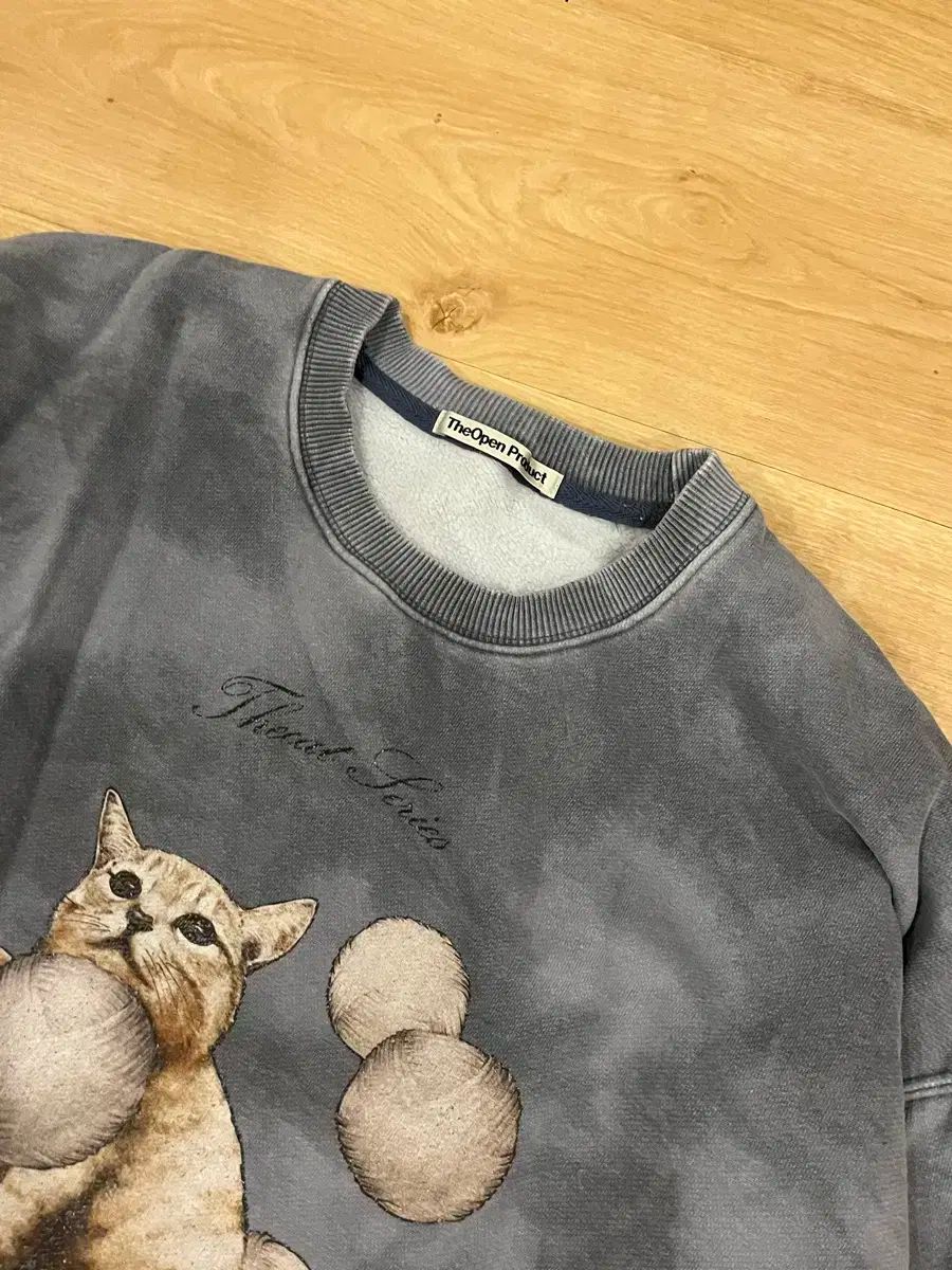  TheOpen Product ザオープンプロダクト チャコール トレーナー スウェット トップス