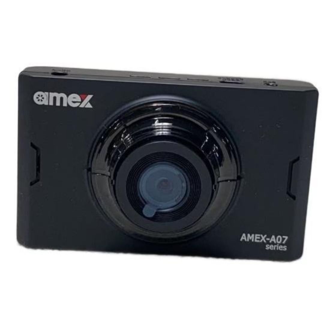 ドライブレコーダー前後カメラfullHD200万画素 AMEX-A07W 黒 - メルカリ