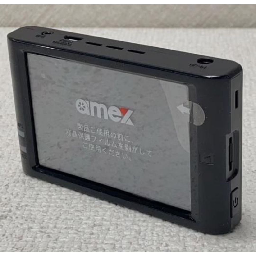 ドライブレコーダー前後カメラfullHD200万画素 AMEX-A07W 黒 - メルカリ