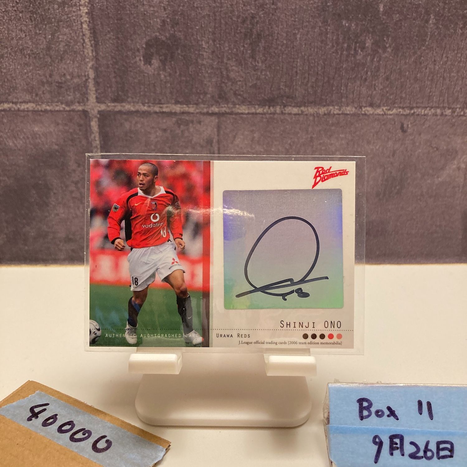 2006 J.League 小野伸二 直筆サインカード 浦和レッズ カード - メルカリ