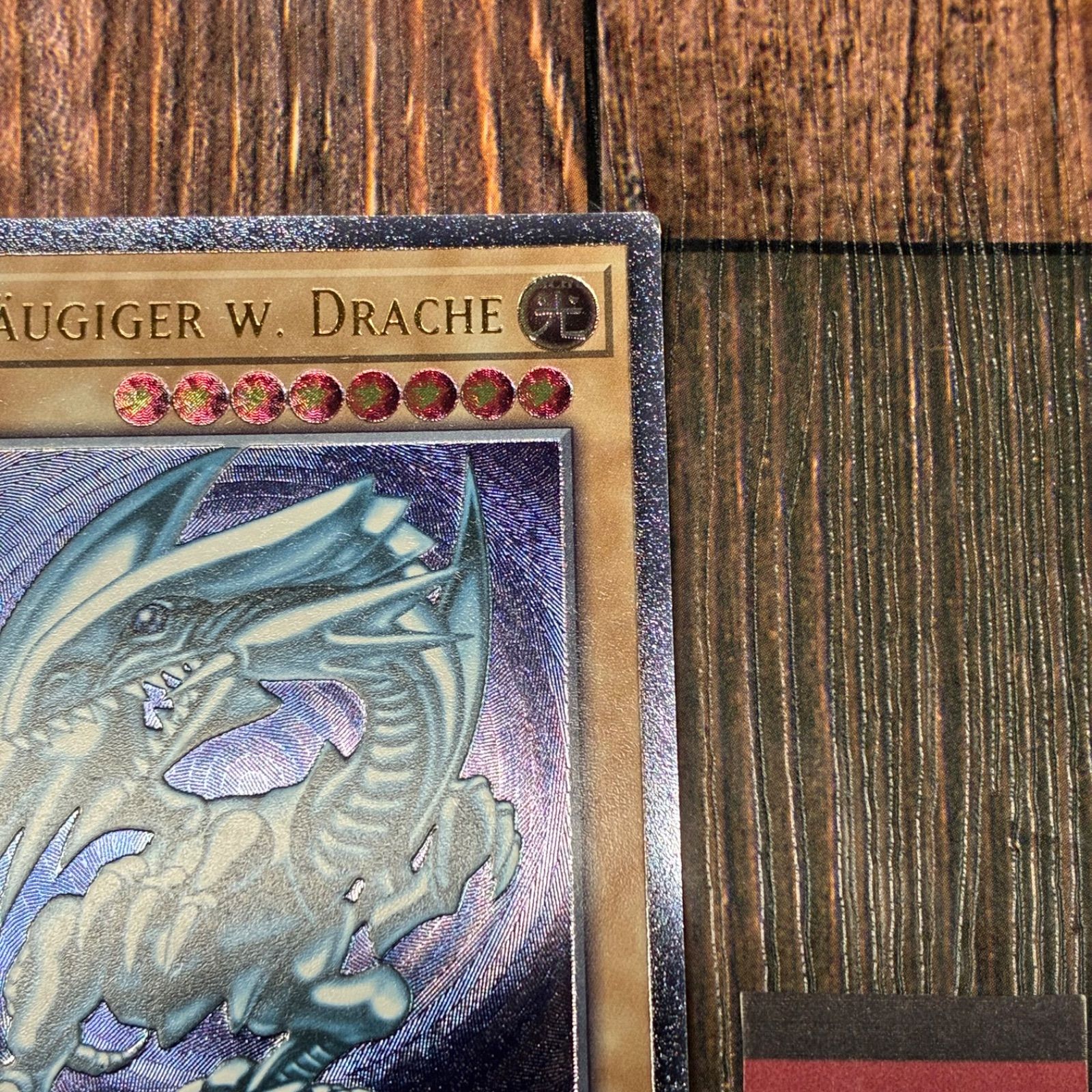 青眼の白龍　EUレリーフ　OTS-28 超彫深め、EU版】希少 青眼の白龍 レリーフ 遊戯王 OTS 遊戯王 ots28