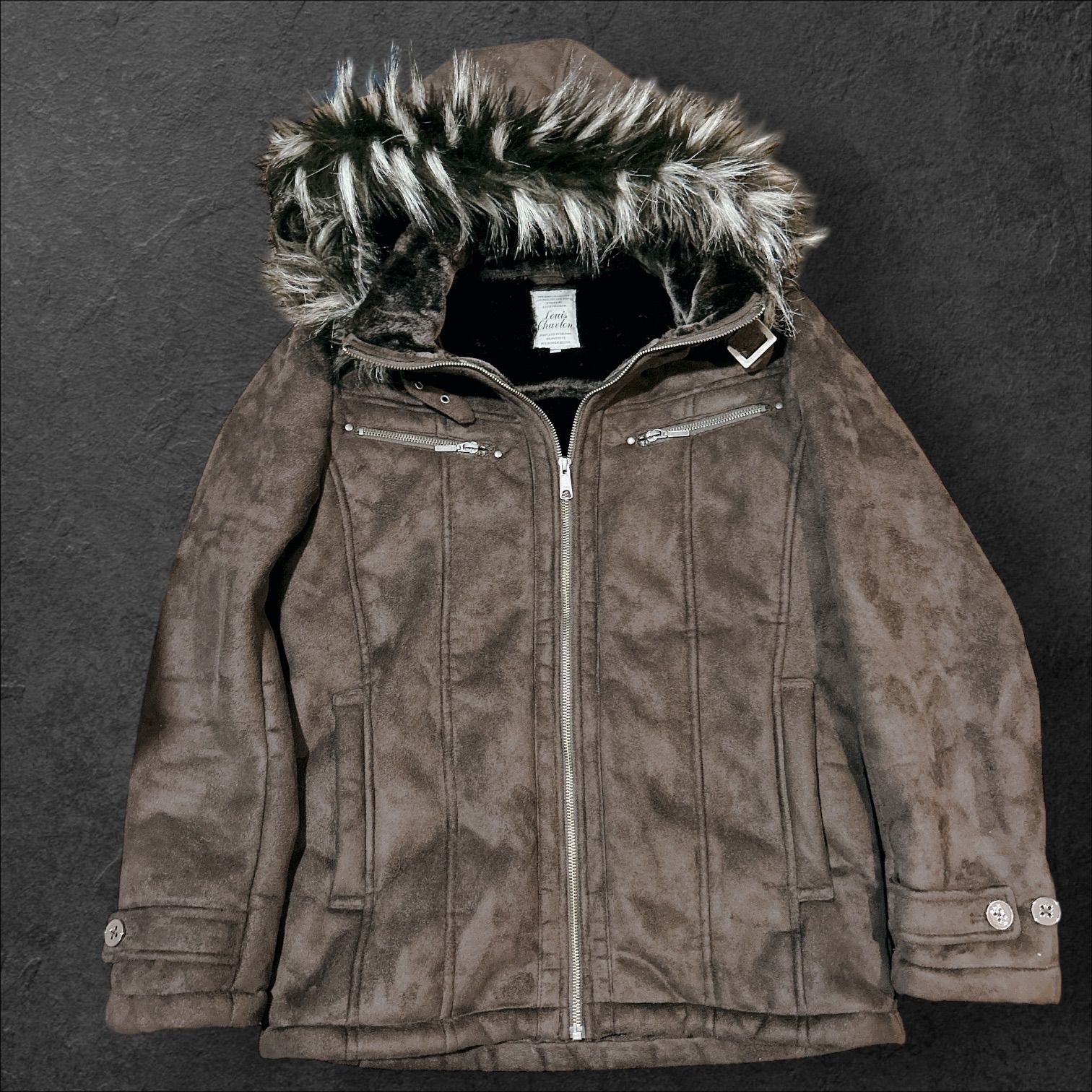 louis chavlon y2k 00s archive old スエード ジャケット ブラウン