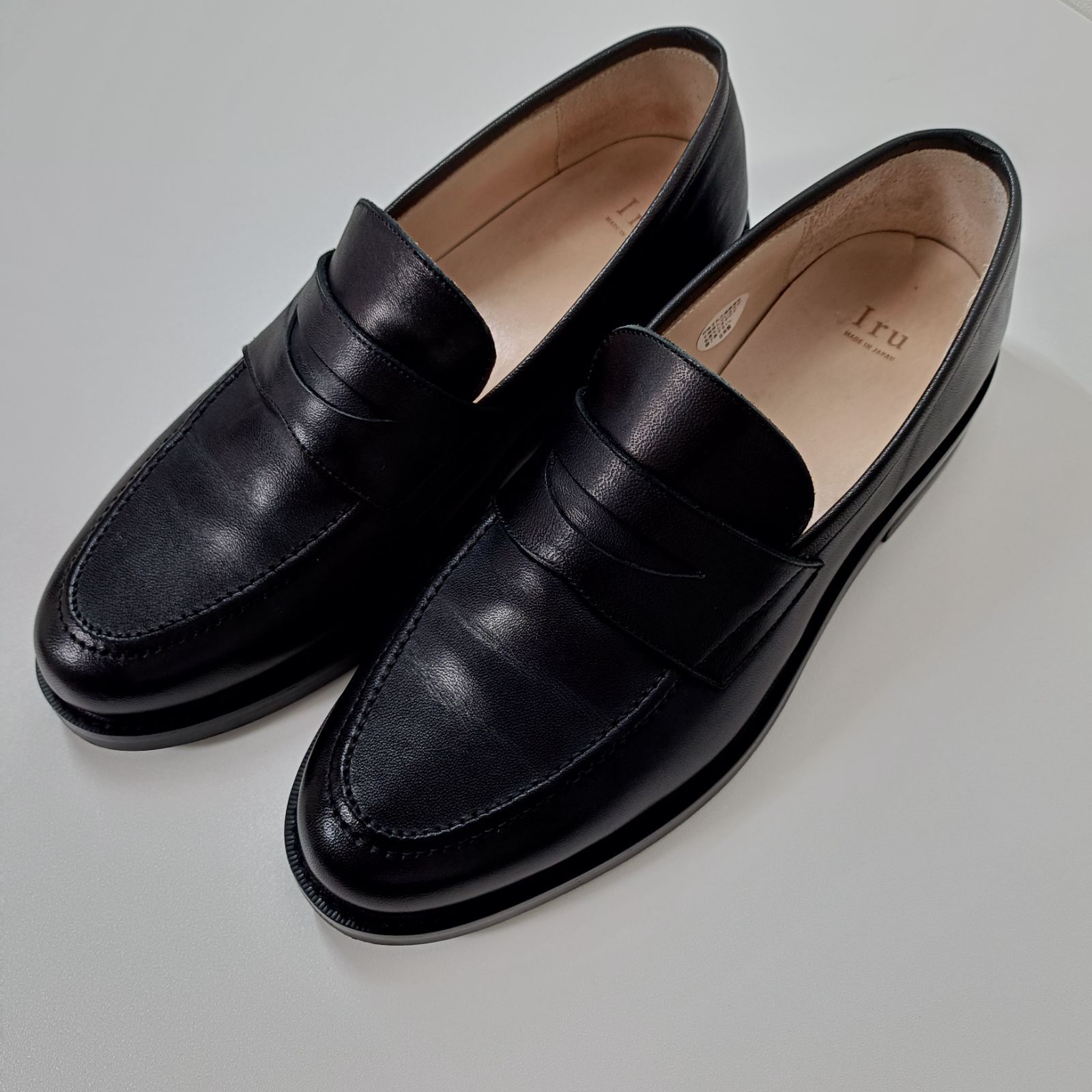 Iru CLASSIC COIN LOAFER Horse イル コインローファー ブラック 27.0