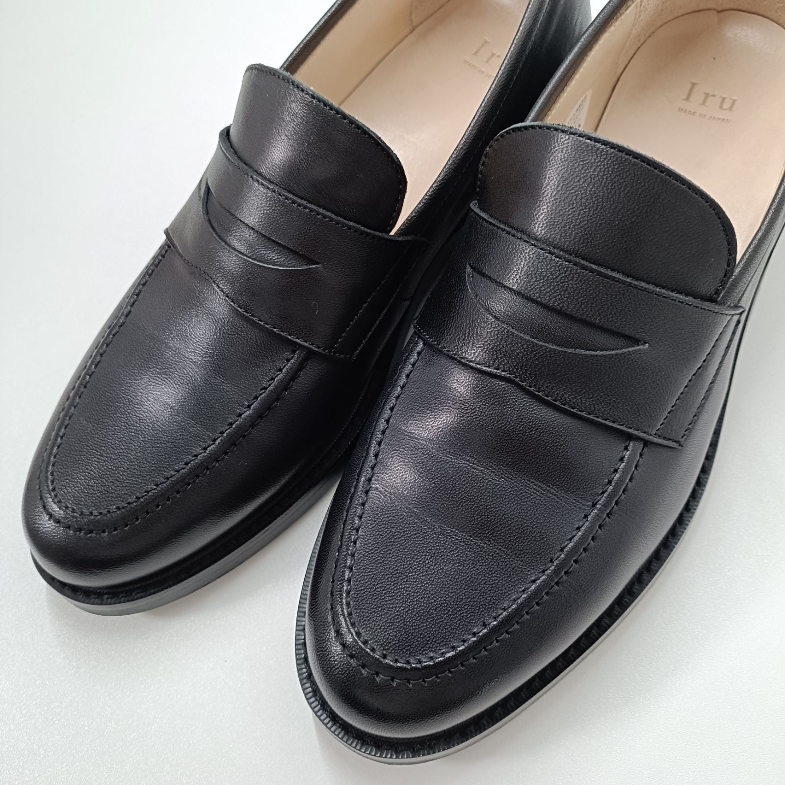 Iru CLASSIC COIN LOAFER Horse イル コインローファー ブラック