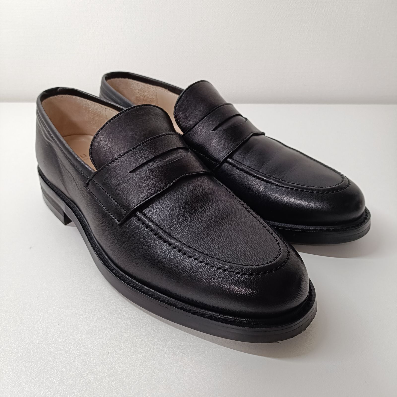 Iru CLASSIC COIN LOAFER Horse イル コインローファー ブラック