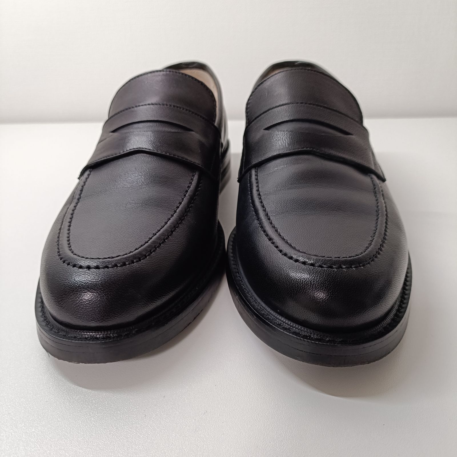 Iru CLASSIC COIN LOAFER Horse イル コインローファー ブラック 27.0
